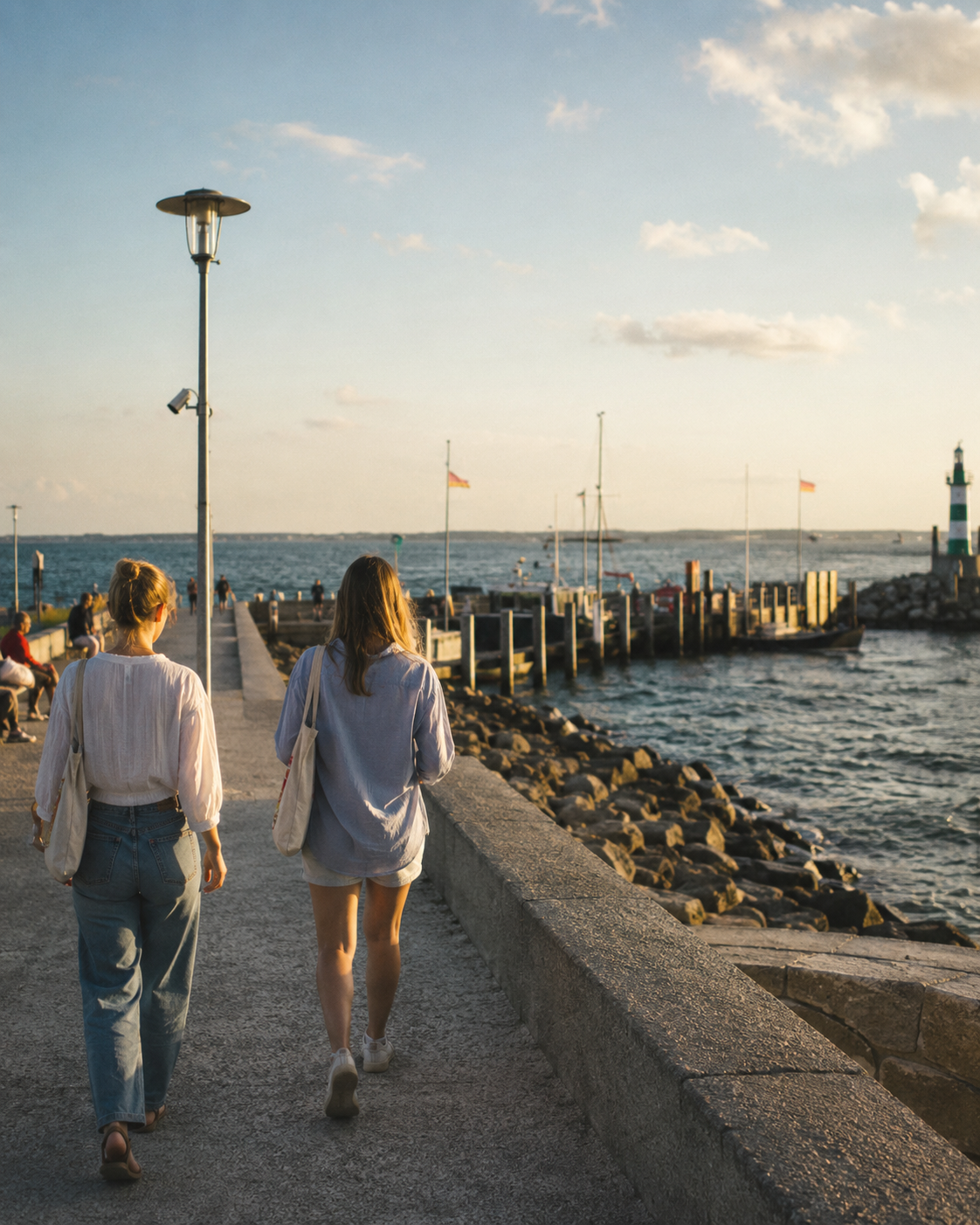 Kühlungsborn an der Ostsee bei Golden Hour