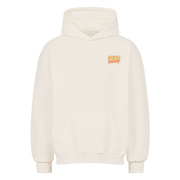 Aperitivo Society Oversized Statement Hoodie in Natural Raw