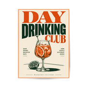 Day Drinking Club Poster – reine Motivansicht