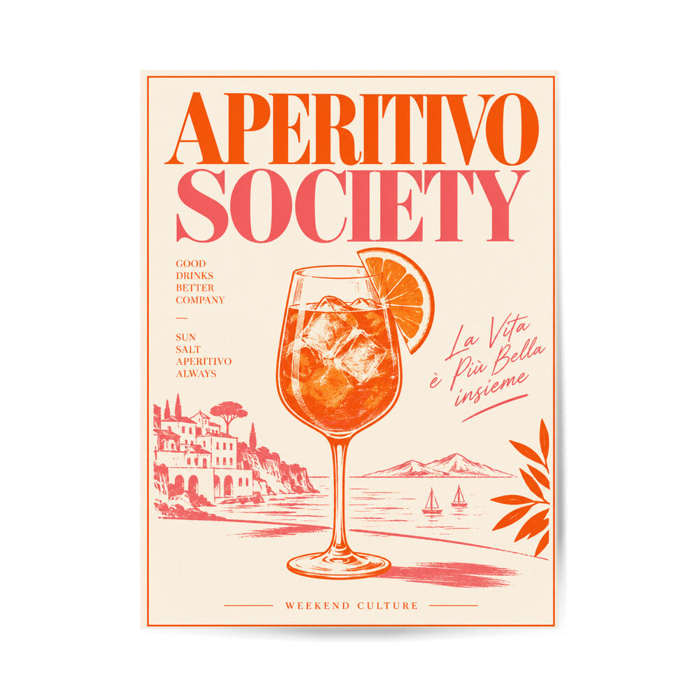 Aperitivo Society Poster – reine Motivansicht