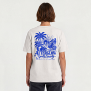Afterglow Oversized Shirt – Modelansicht Rückseite – Natural Raw