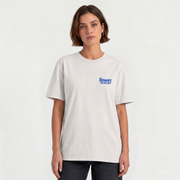 Sundown Oversized Shirt – Modelansicht Vorderseite – Natural Raw