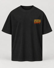 Aperitivo Society Oversized Shirt – Schwarz – Vorderansicht