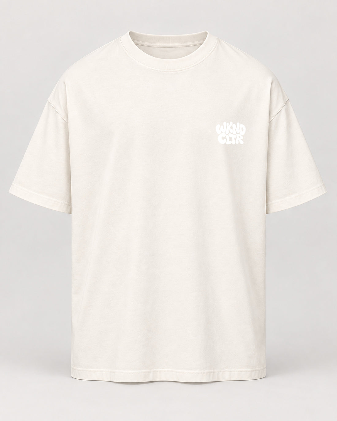 Basic WKND Oversized Shirt – Natural Raw – Vorderansicht