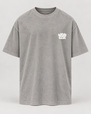 Basic WKND Oversized Shirt – Washed Grey – Vorderansicht