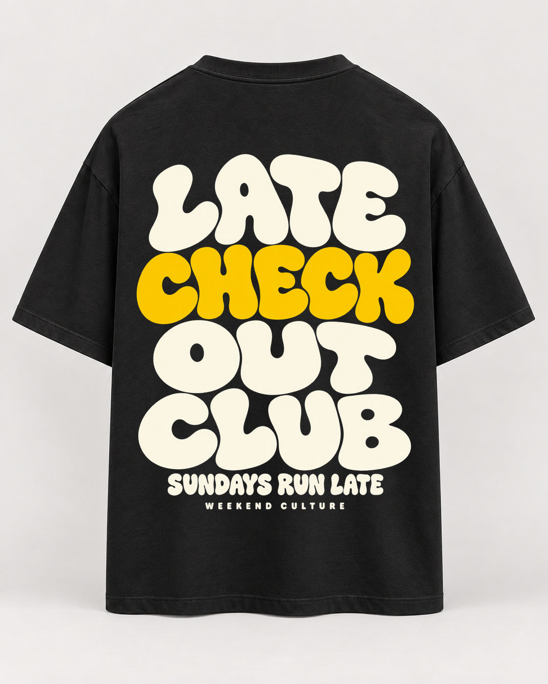 check out Oversized Shirt – Rückseite