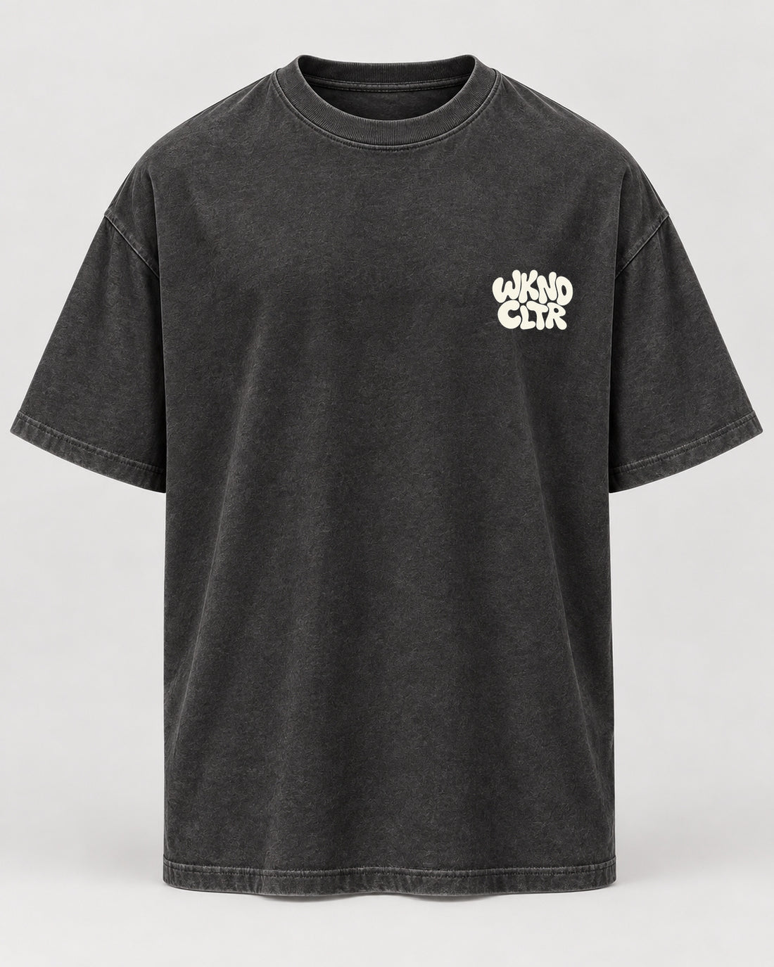 check out washed Oversized Shirt – Vorderseite