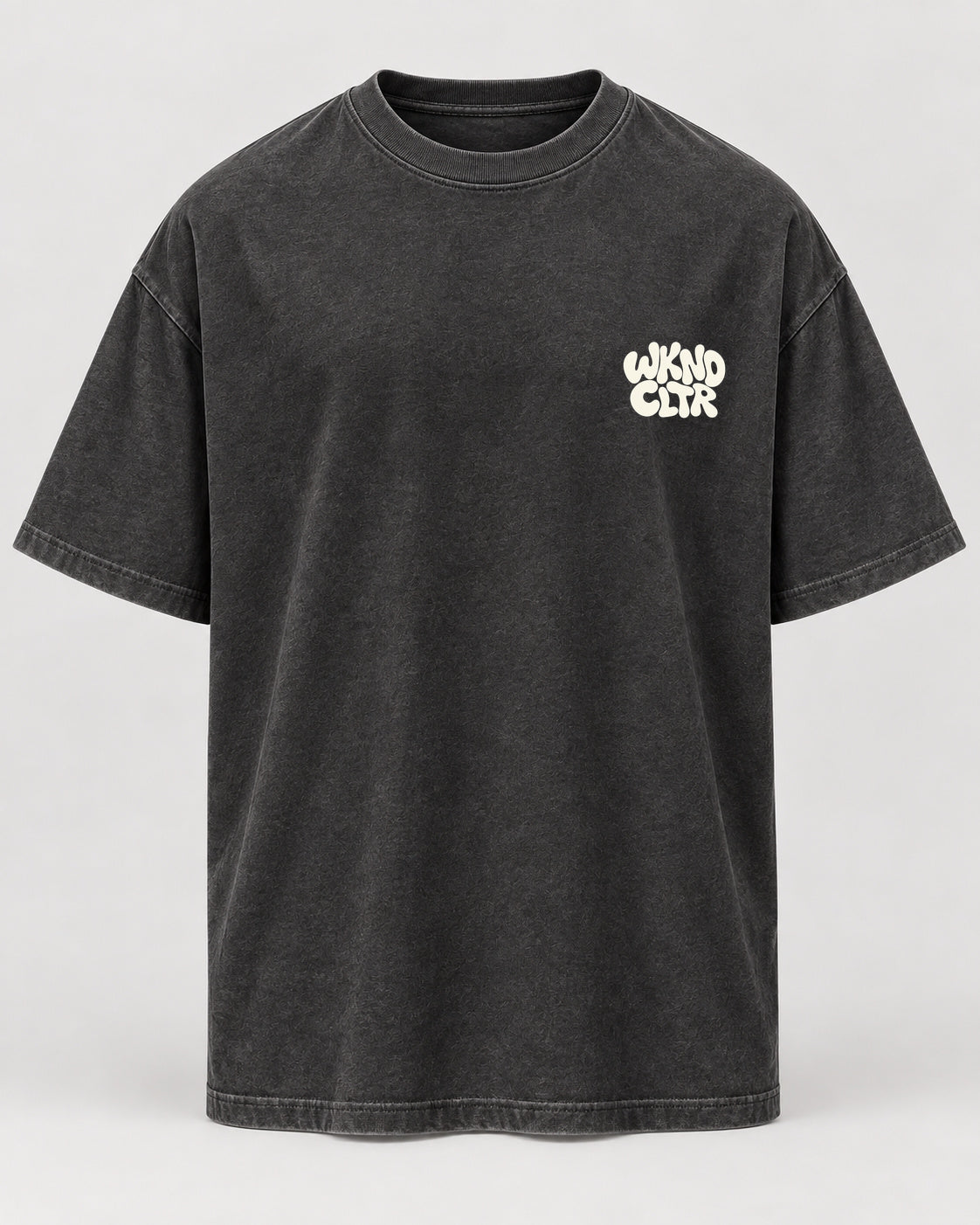 check out washed Oversized Shirt – Vorderseite