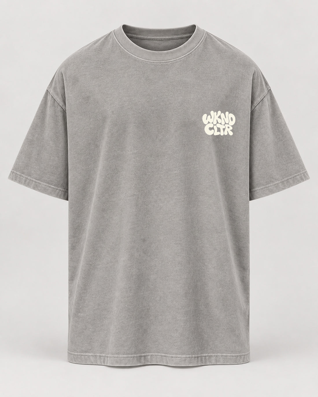 check out washed Oversized Shirt – Vorderseite