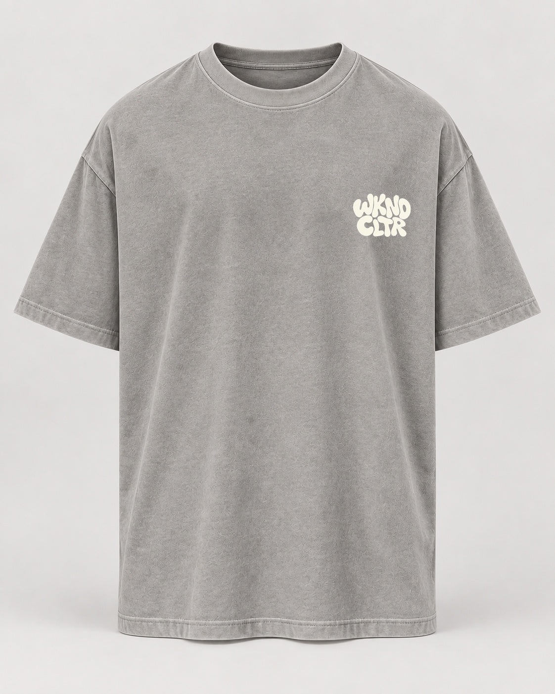 check out washed Oversized Shirt – Vorderseite