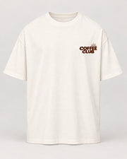 coffee club natural Oversized Shirt – Vorderseite