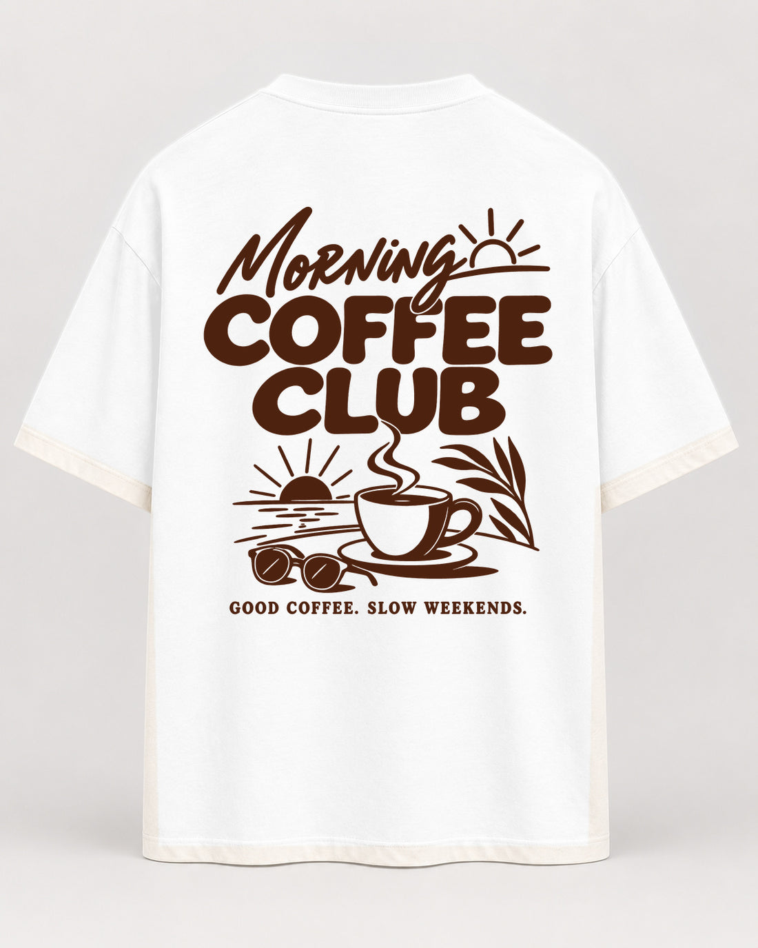 coffee club Oversized Shirt – Rückseite