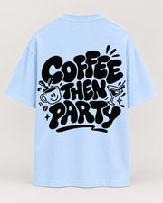 coffee party Oversized Shirt – Rückseite