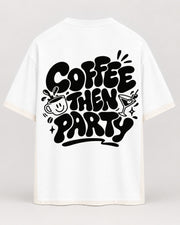 coffee party Oversized Shirt – Rückseite