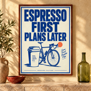 Espresso First Poster – Interior-Mock-up