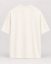 fruit frontprint natural raw Oversized Shirt – Rückseite