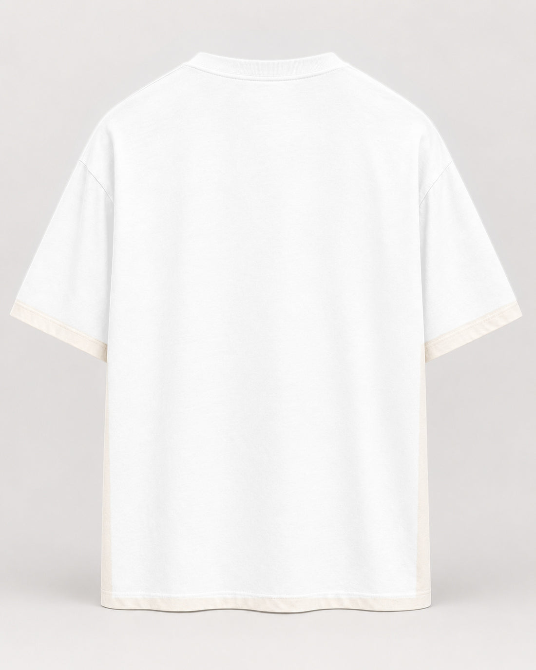 fruit frontprint weiss Oversized Shirt – Rückseite