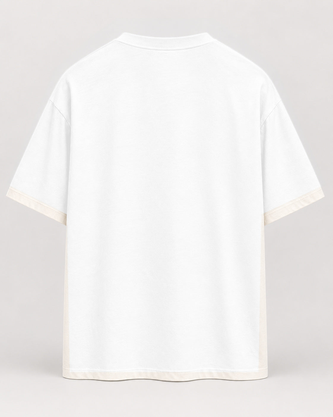 fruit frontprint weiss Oversized Shirt – Rückseite