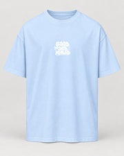 Good Days Oversized Shirt – Babyblau – Vorderansicht