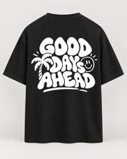 Good Days Oversized Shirt – Schwarz – Rückenansicht