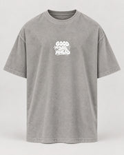 Good Days Oversized Shirt – Washed Grey – Vorderansicht