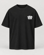 No Calls Oversized Shirt – Schwarz – Vorderansicht