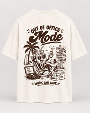 office mode natural Oversized Shirt – Rückseite
