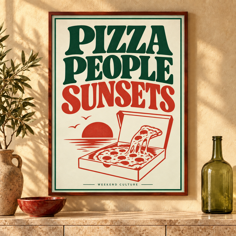 Pizza Poster – Interior-Mock-up