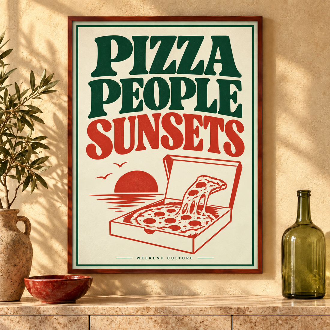 Pizza Poster – Interior-Mock-up