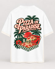 pizza Oversized Shirt – Rückseite