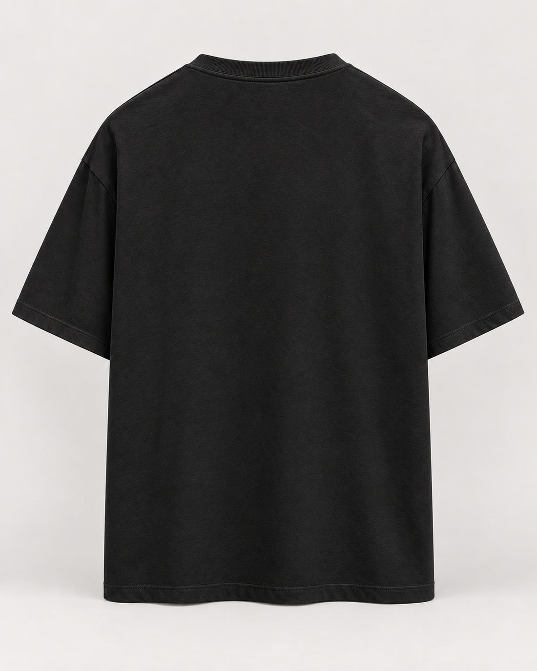 wknd frontprint schwarz Oversized Shirt – Rückseite