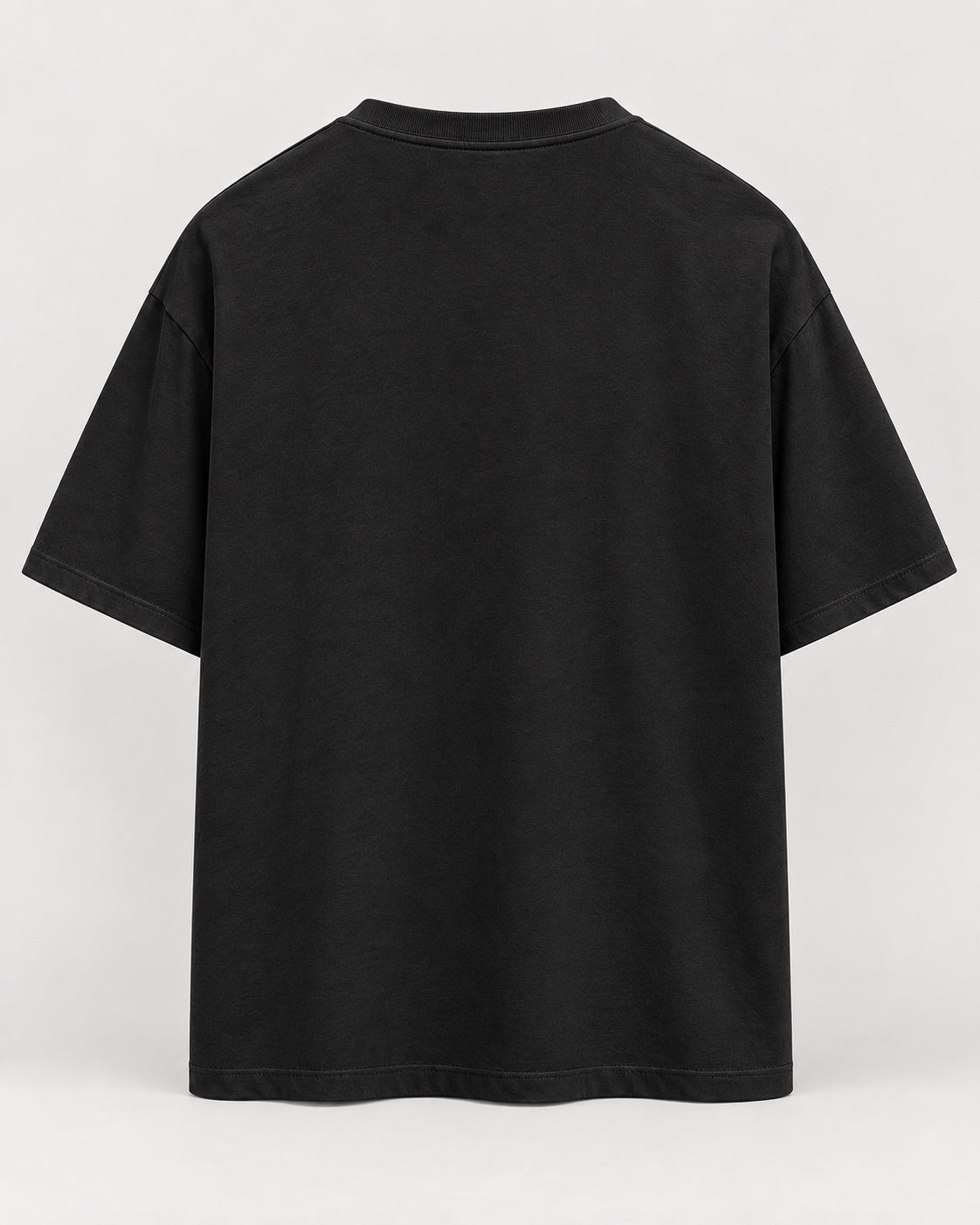 wknd frontprint schwarz Oversized Shirt – Rückseite
