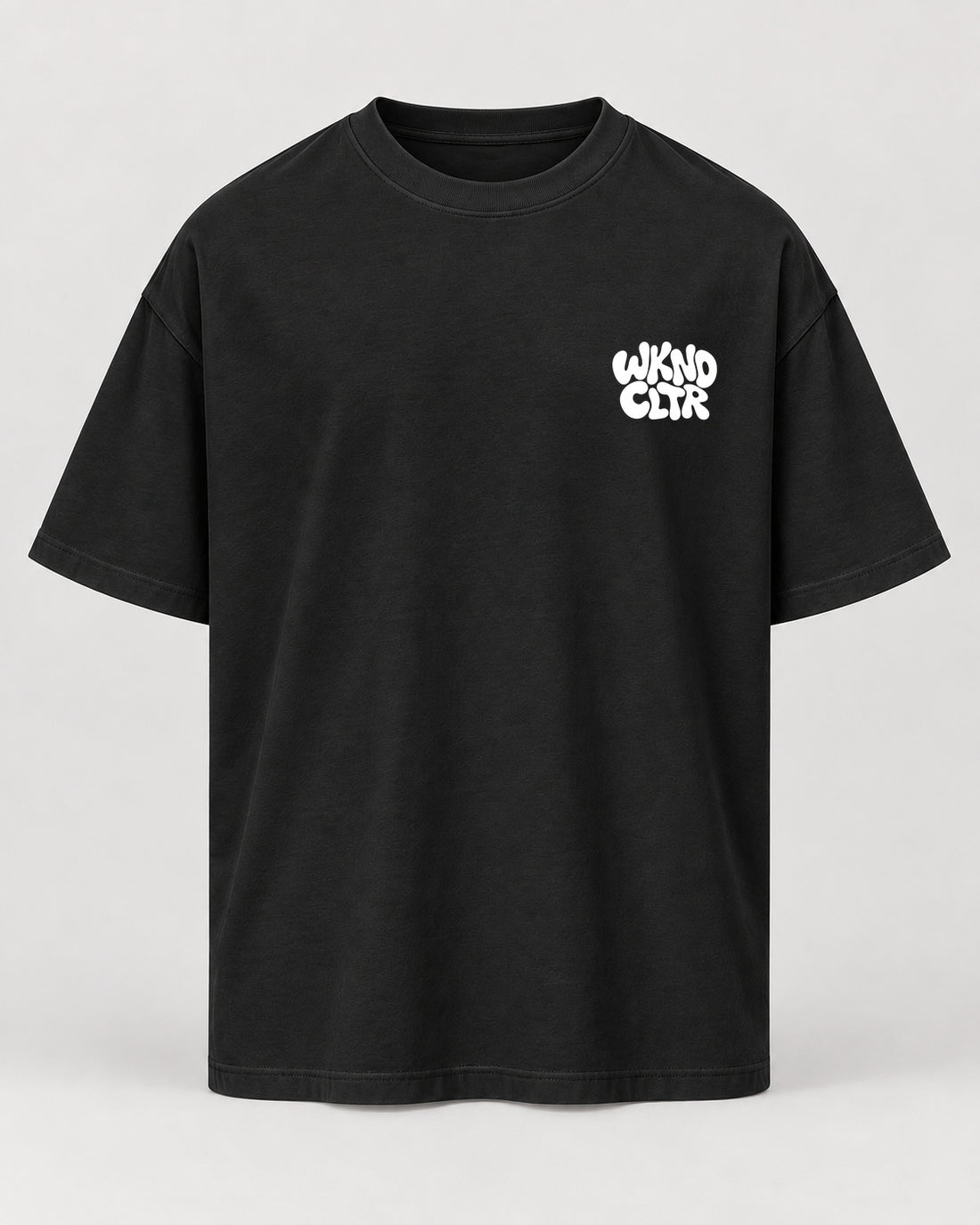 wknd frontprint Oversized Shirt – Vorderseite