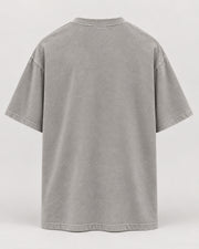 wknd frontprint washed grey Oversized Shirt – Rückseite